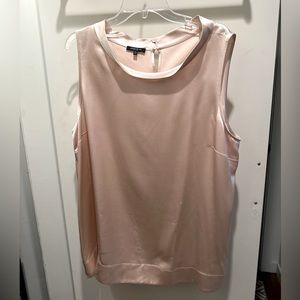 Lafayette 148 pink silky top size xxl